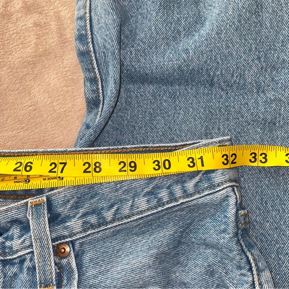 Levi’s 501 distressed high rise jean W32/L25 1/2 - Picture 11 of 14